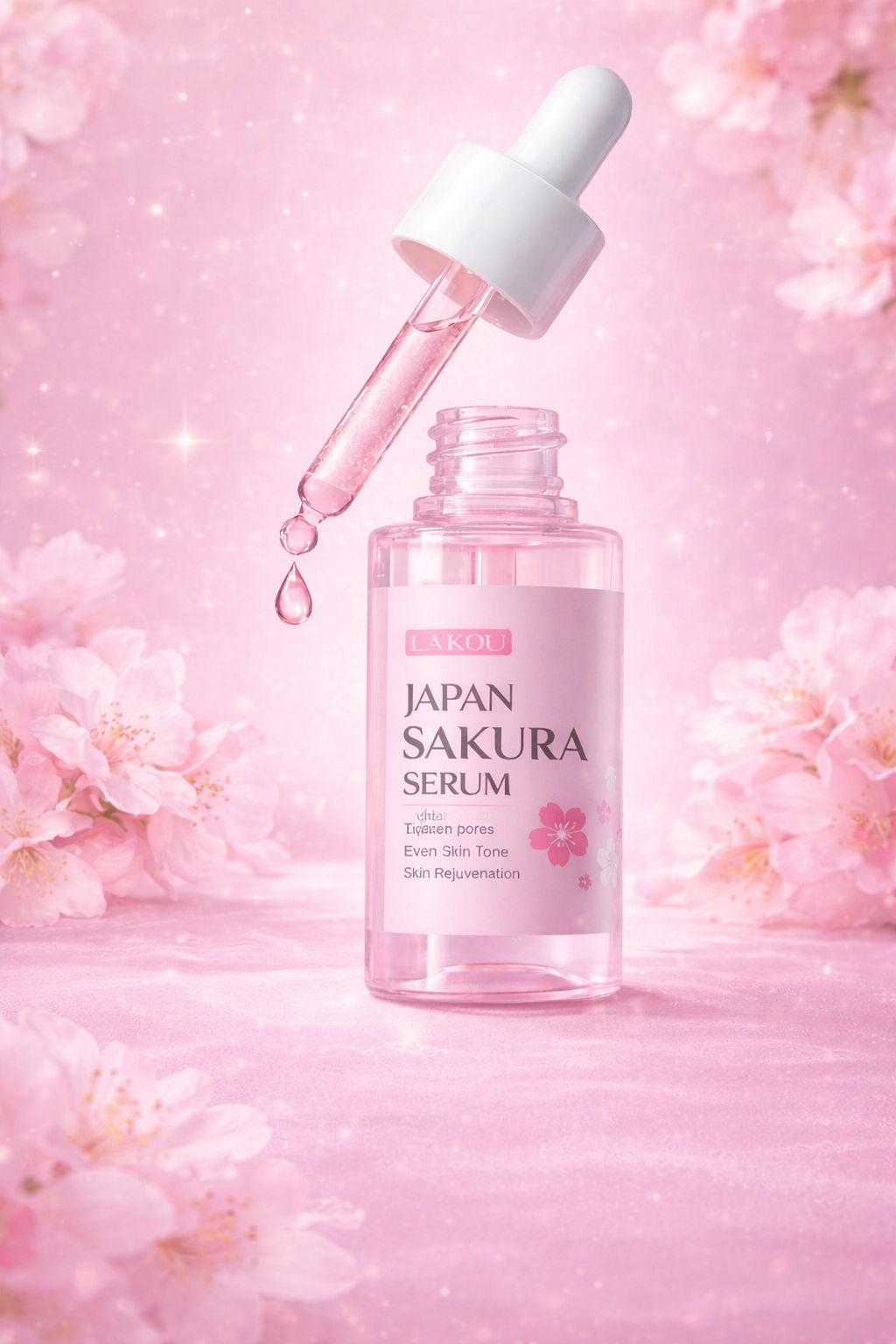 🌸 Sérum Facial Sakura | Uso Diário