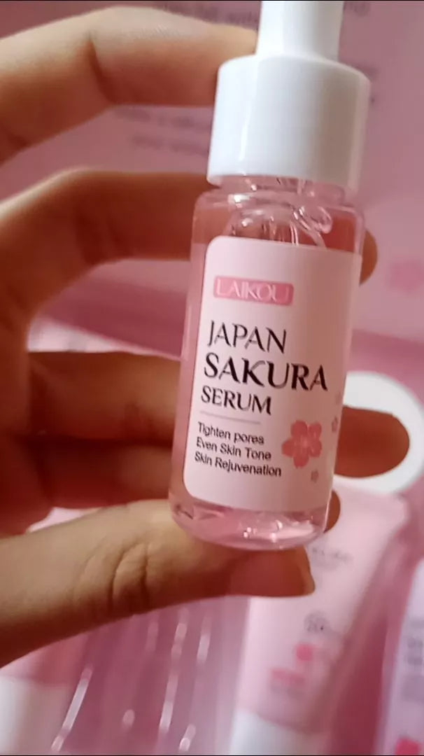 🌸 Sérum Facial Sakura | Uso Diário