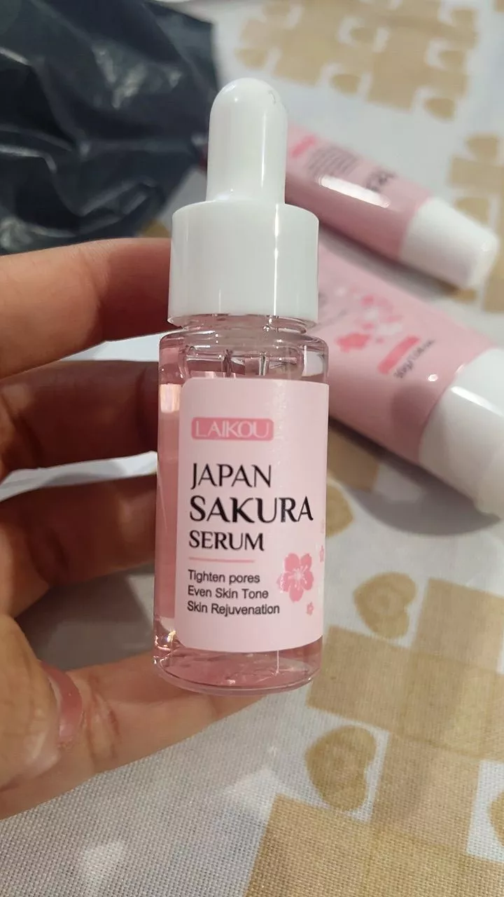 🌸 Sérum Facial Sakura | Uso Diário
